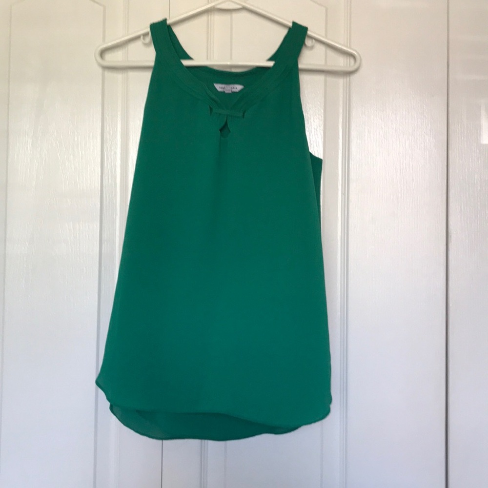 NWOT - emerald green sleeveless top